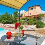 Elegant villa with pool and views of the Florentine hills
